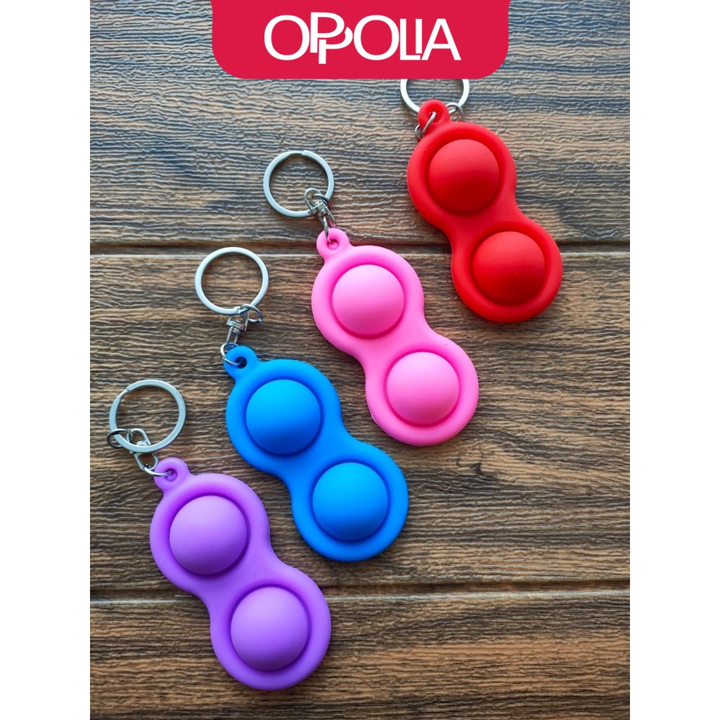 Oppolia Popit Murah Rainbow Foot Unicorn Fidget Push Pop Its Fidget Toy Kaki Rainbow-1