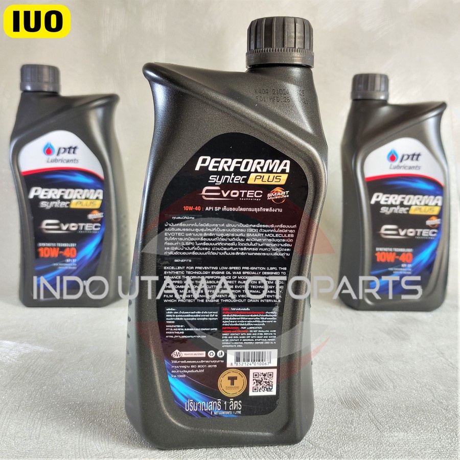 Oli Bensin 10W40 PTT Lubricants Performa Synthetic Plus API SP 1L