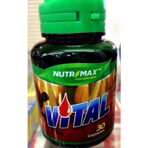 NUTRIMAX VITAL VITAMIN IRON ZAT BESI PENAMBAH DARAH ANEMIA ANTIBODI SERING PUSING NGANTUK 30