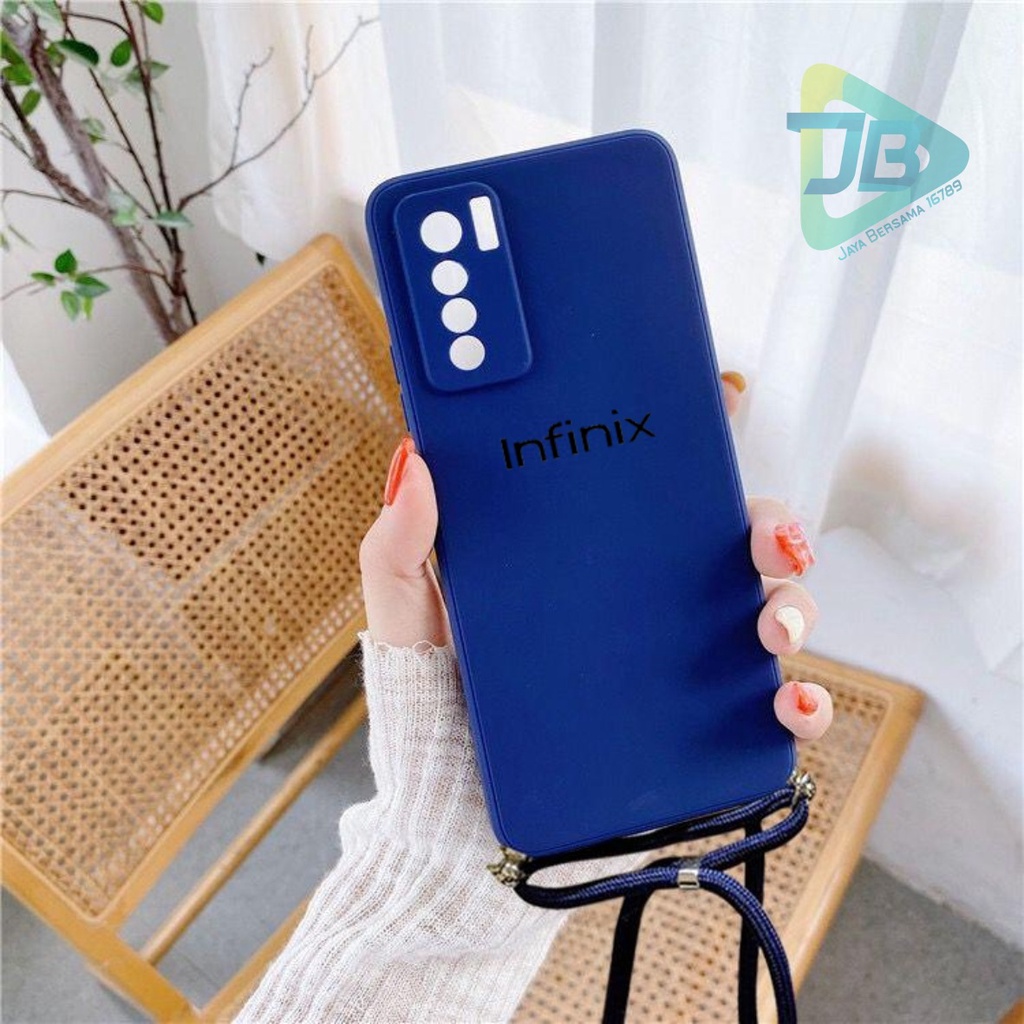 SOFTCASE SLINGCASE ORIGINAL SILIKON PELINDUNG KAMERA INFINIX HOT 8 9 10 PLAY JB5446