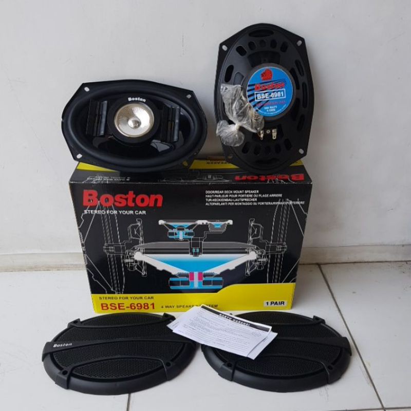 speaker mobil oval Boston BSE 6981 harga dapat 1 set