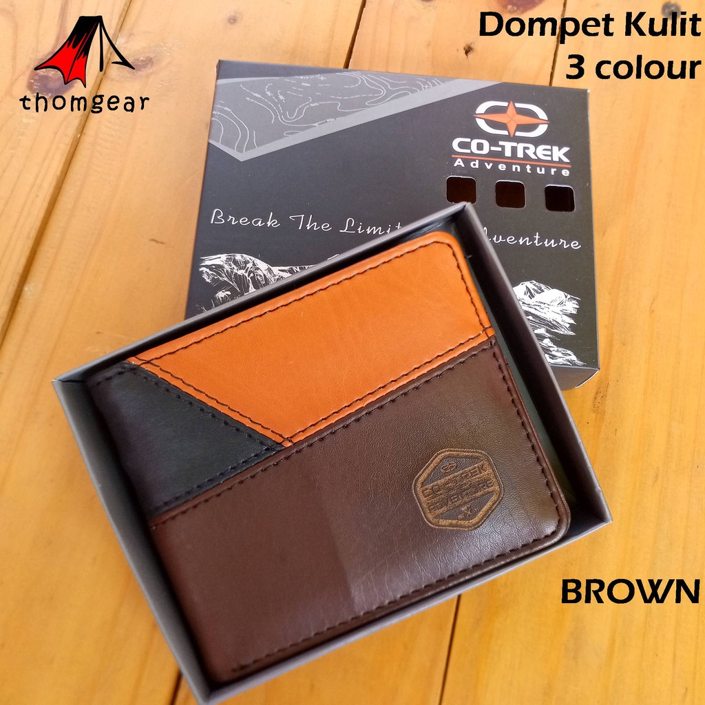 Thomgear Dompet Outdoor Cotrek Co-Trek Advanture Dompet Lipat Kulit Sintetis