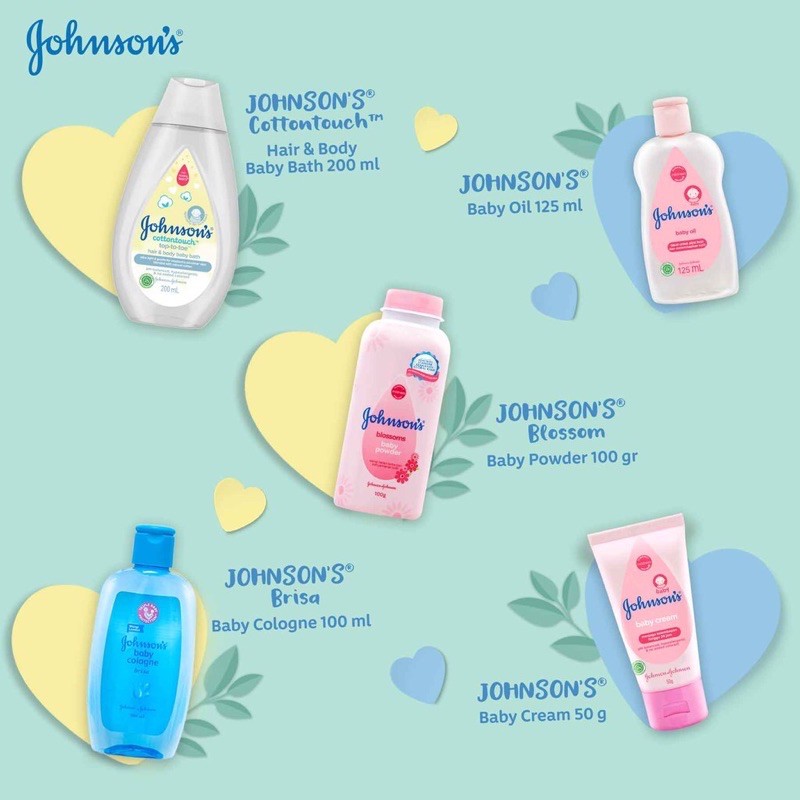 Johnson Baby Gift Box set/STARTER KIT -Perlengkapan Bayi