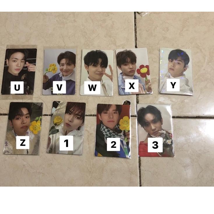 TERBARU  [READY STOCK] Treasure tss pc photocard selfie blue green kacamata peace bunga pout haruto 