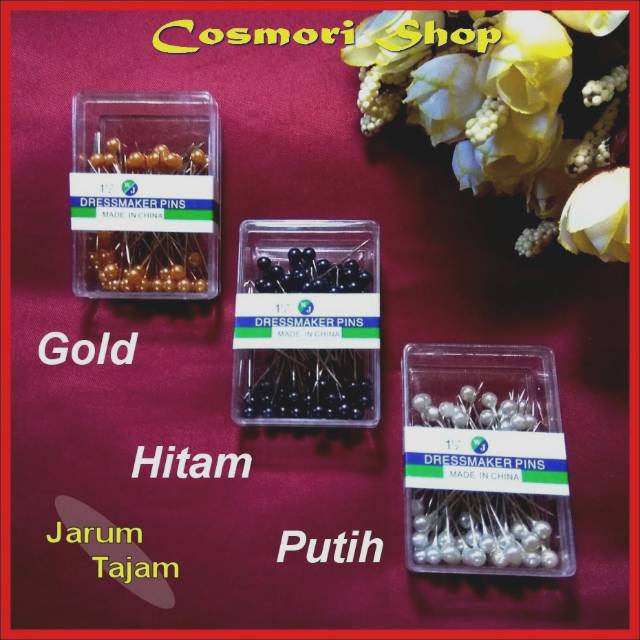 Jarum Pentul Premium Tajam Awet Hijab Jilbab Mini Import Jepang Super Anti Karat Kuat newey nemoto