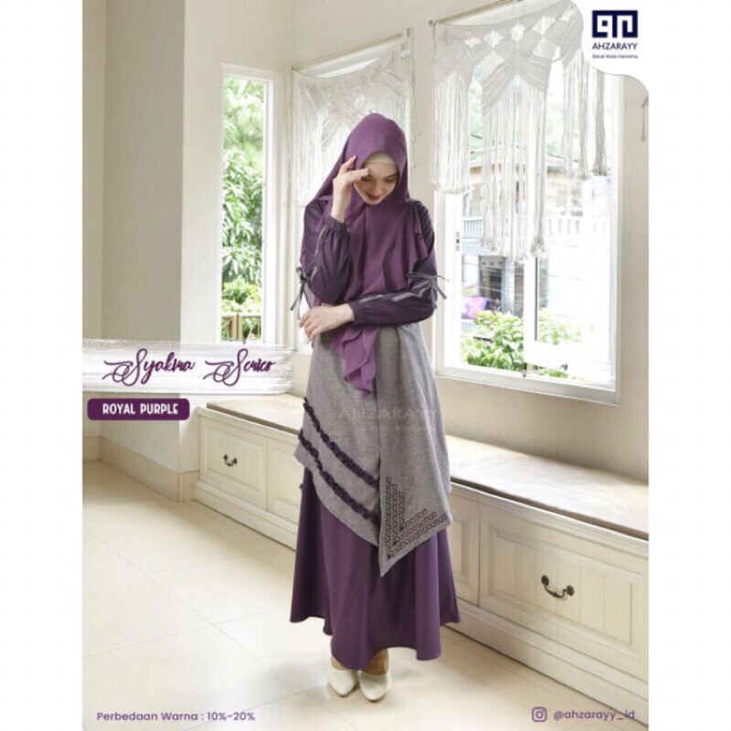gamis syakira ahzarayy original