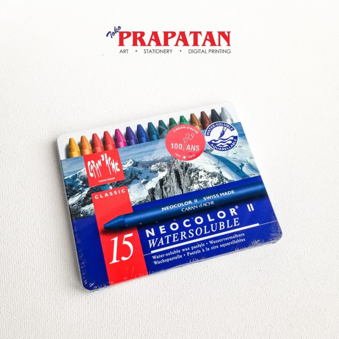 

(BISA COD) Crayon Carandache Neo color 2 (15 warna)