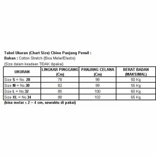 CELANA CHINOS WANITA)CELANA CINO/CELANA KANTOR CHINOS/DOBLE STRET
