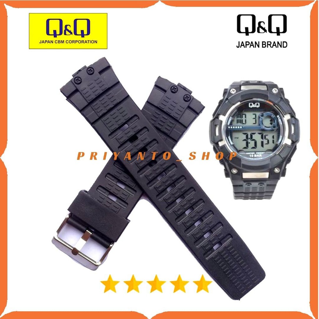 Strap tali jam Tangan Q&amp;q QnQ M125 Q&amp;q M-125 QnQ M 125 Sport