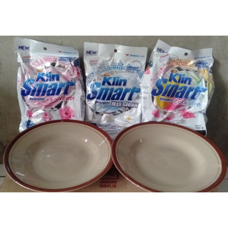 soklin smart gratis piring keramik