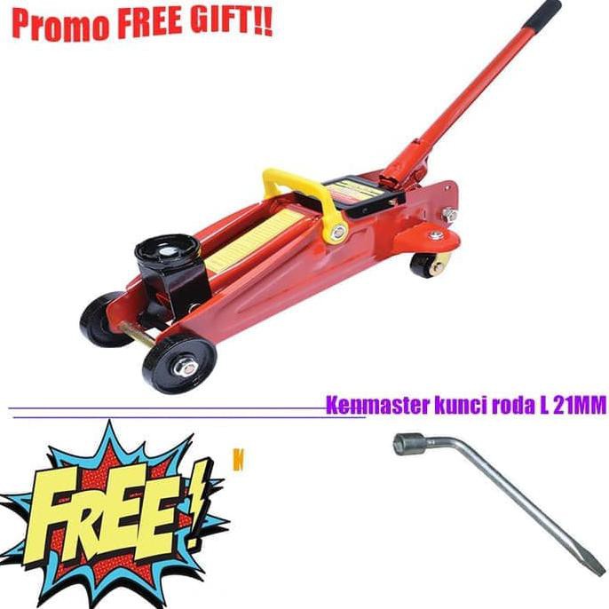 Jual Kenmaster Dongkrak Buaya 2 Ton - Free 1 Pc Kunci Roda L 21Mm Sajidin73