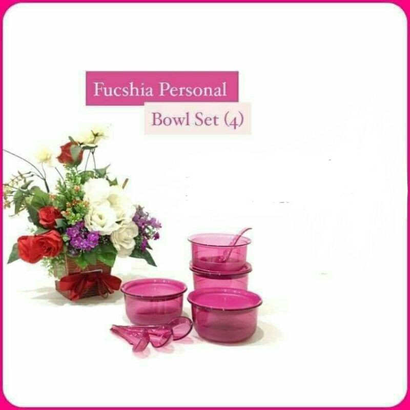 Fuchsia Personal Bowl Set Tupperware