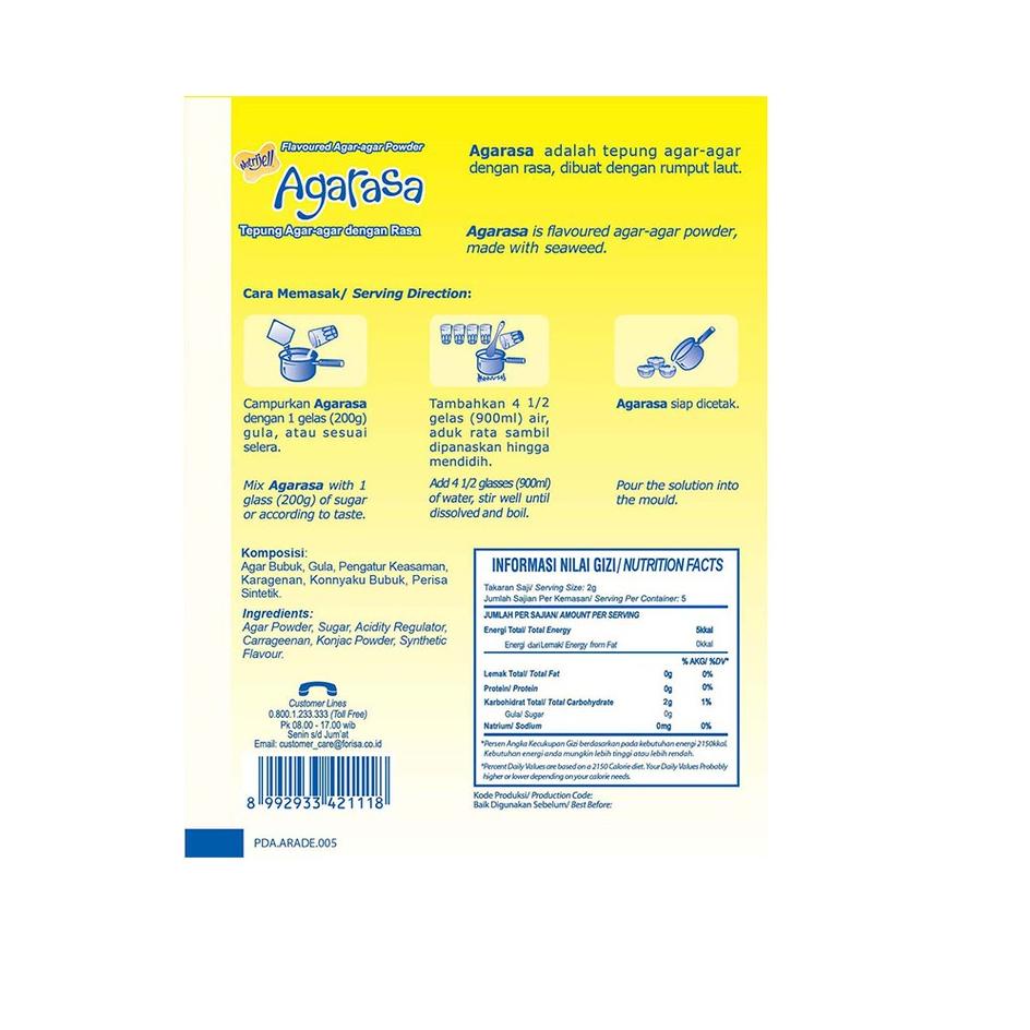 

「SHOCKING PRICE」 Agarasa Vanila - 3 pcs