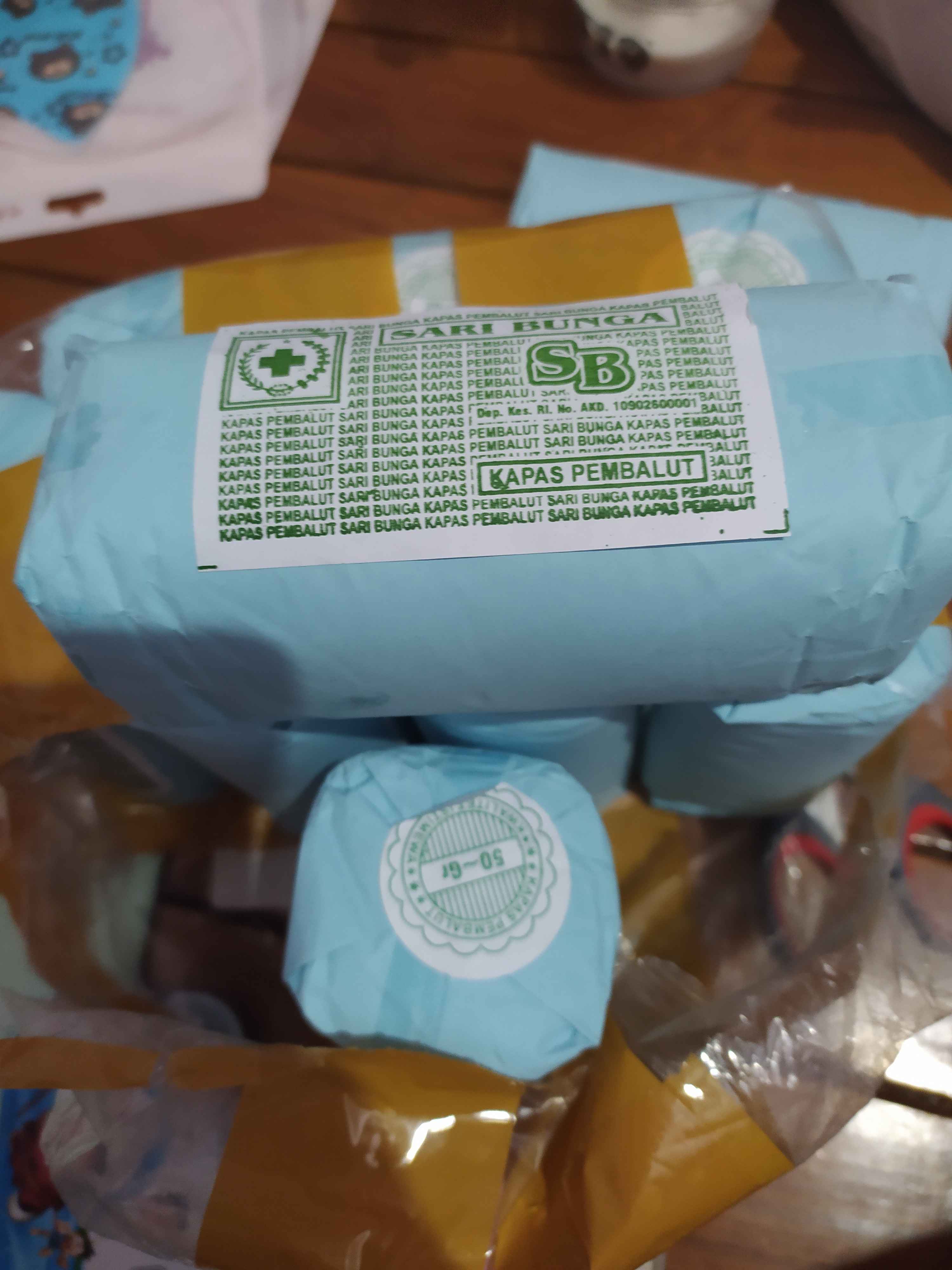 Kapas 50 Gram Kapas Pembalut Alami