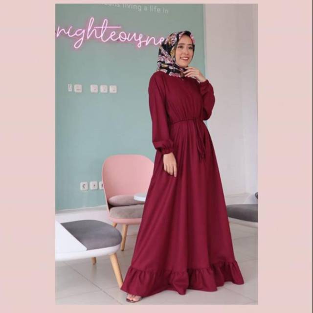 ALYA DRESS /GAMIS MUSLIM/GAMIS WANOTA SYAR'I