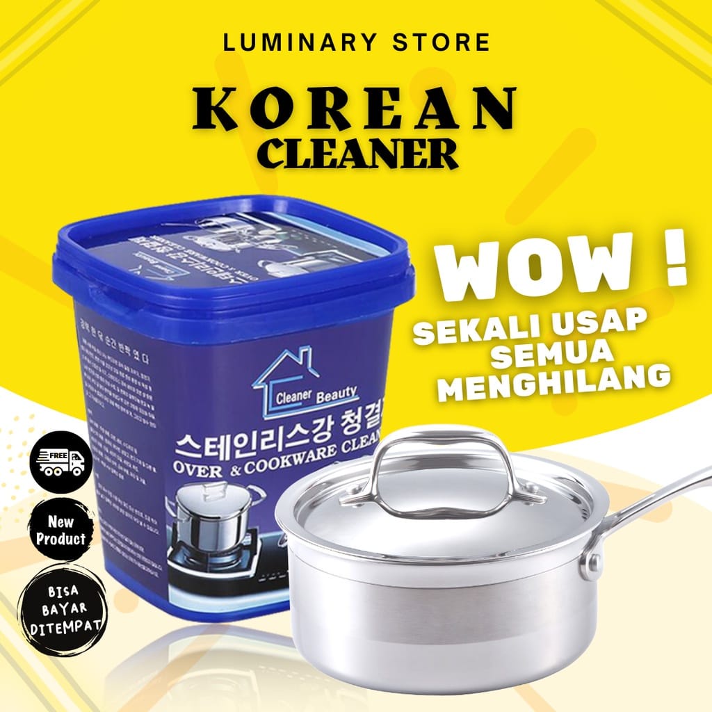 Cairan Pembersih Korean Cleaner Beauty Cookware / Pembersih Kerak Panci Bandel / Pembersih Noda Panci &amp; Teflon