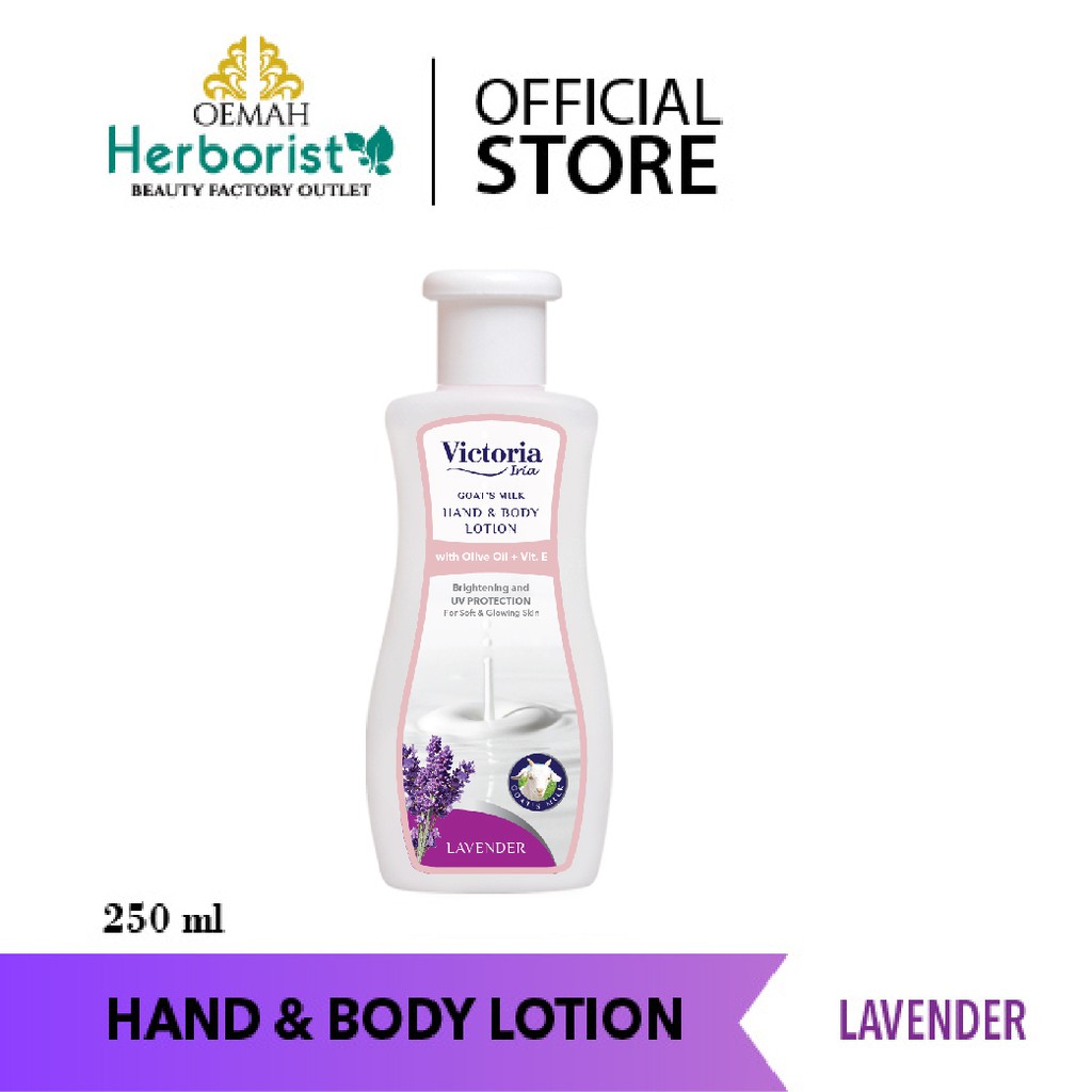 Victoria Iria Goat's Milk Hand and Body Lotion Lavender 250ml