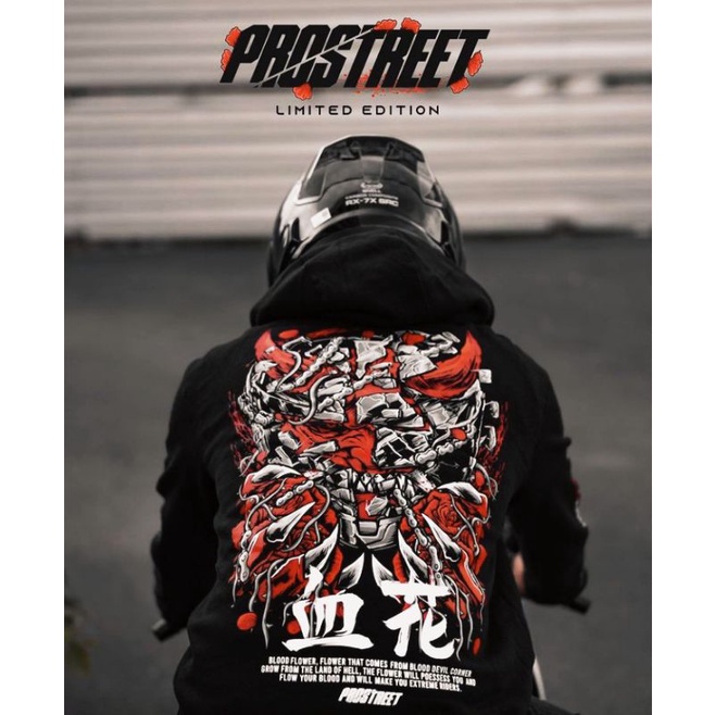 HOODIE BLOOD FLOWER V.2 PROSTREET SIZE XXL NEW SEGEL