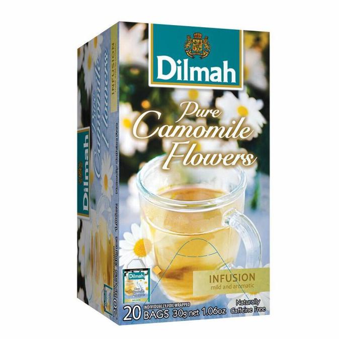 

Cuci Gudang Awal Tahun DILMAH Pure Camomile Flowers 20 bags / Teh Dilmah Chamomile Flower Diskon