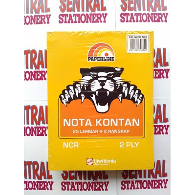 NOTA NCR PAPERLINE (TANPA KARBON) LAPIS 1, 2 DAN 3 UKURAN KECIL