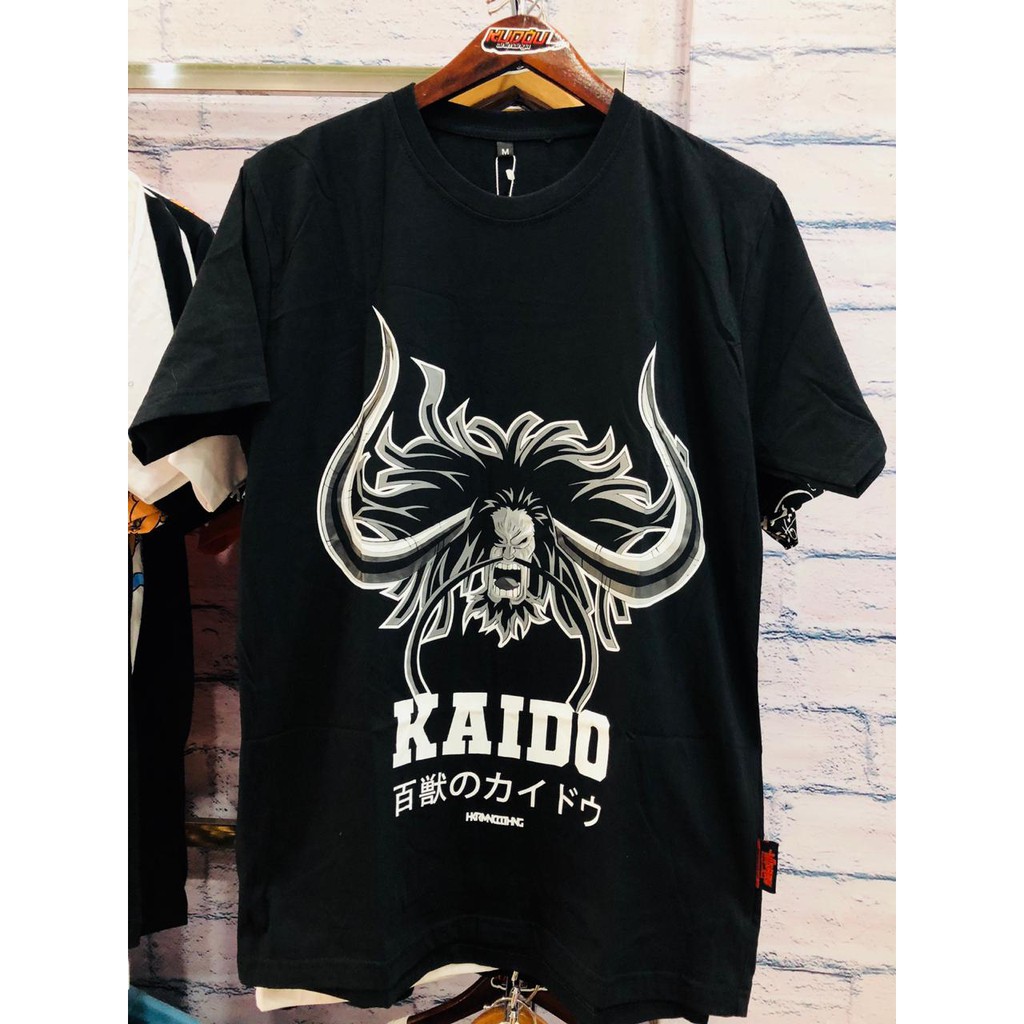 Tshirt Kaido Black Onepiece Mugiwara