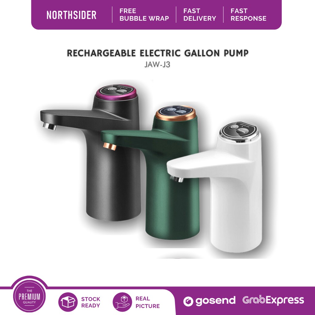 Pompa galon elektrik rechargeable JAW-J3 | electric water dispenser