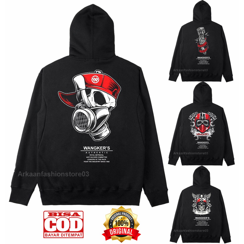 [ PALING BARU ] AKN - SWEATER HOODIE PRIA TEBAL  / SWEATER HOODIE MOTOR / SWEATER HOODIE RACING ORIGINAL WANGKERS