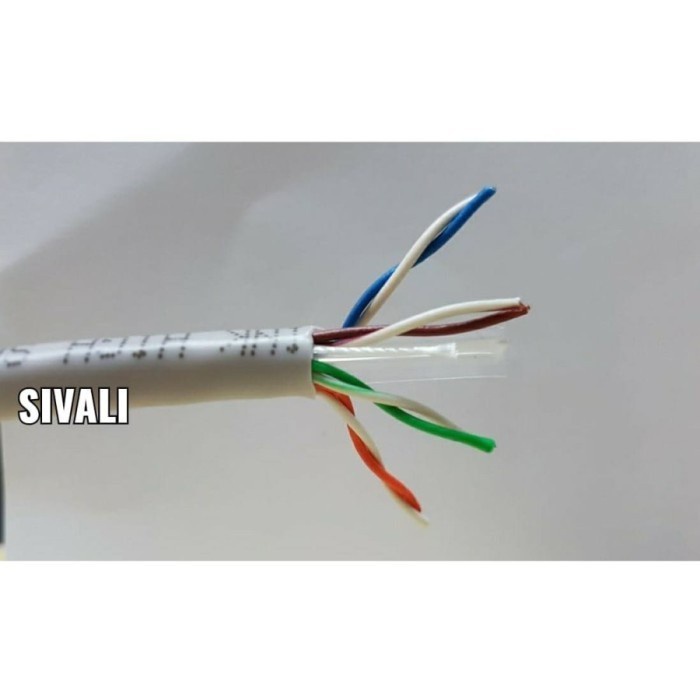 55 METER KABEL LAN UTP CAT6 INDOOR SIAP PAKAI