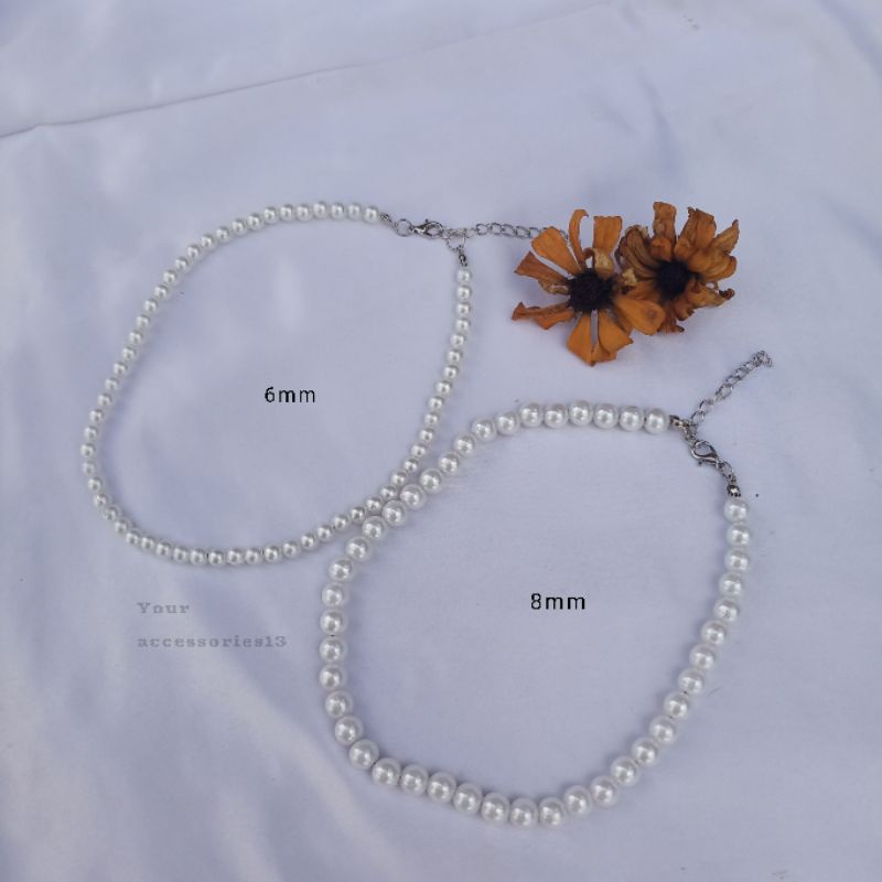 Kalung mutiara || Kalung choker || Kalung pria/wanita