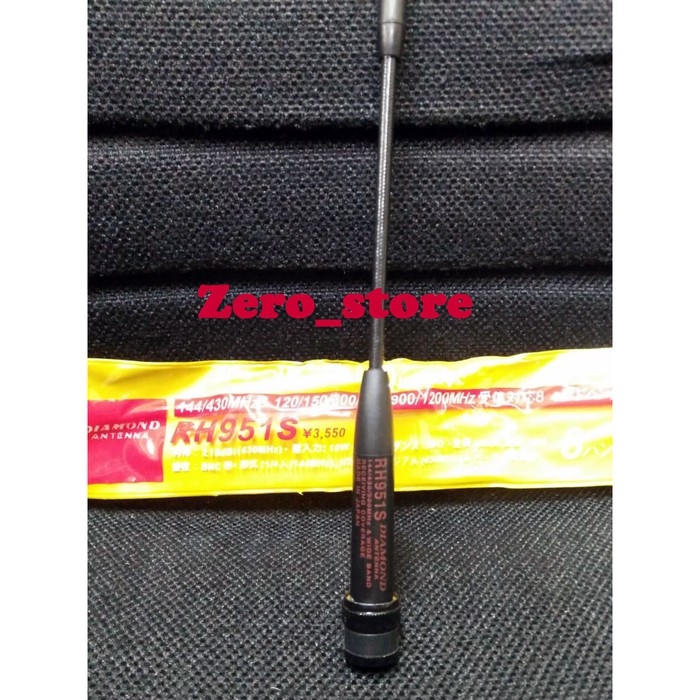 Antena HT Lidi Pecut SMA Male Laki Diamond RH951S RH951 Yaesu Firstcom FC27 Dualband Bongol 951 951S antenna 951S Loading double dua