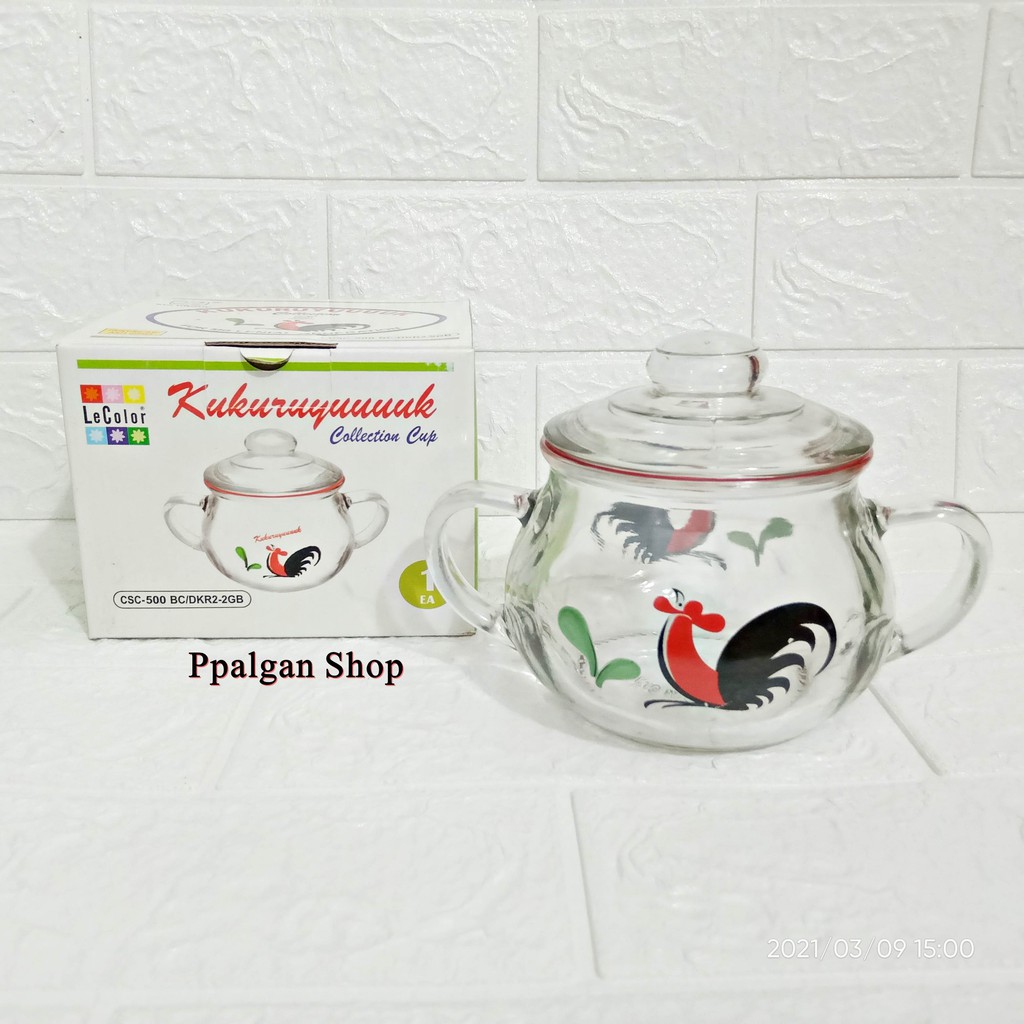 ✨PPALGAN✨ Kedaung Soup Cup mangkuk ayam mangkok tutup