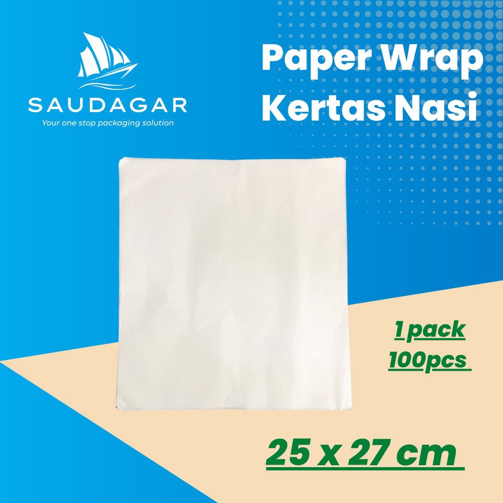 Kertas Nasi 25x27 cm / Paper Wrap