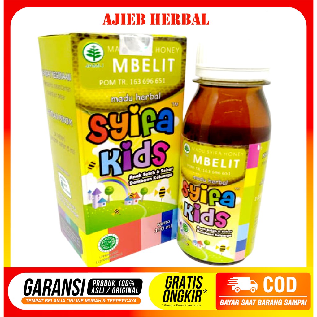 Madu Syifa Kids MBELIT / Madu Sembelit Anak Dan Dewasa / Obat Sembelit
