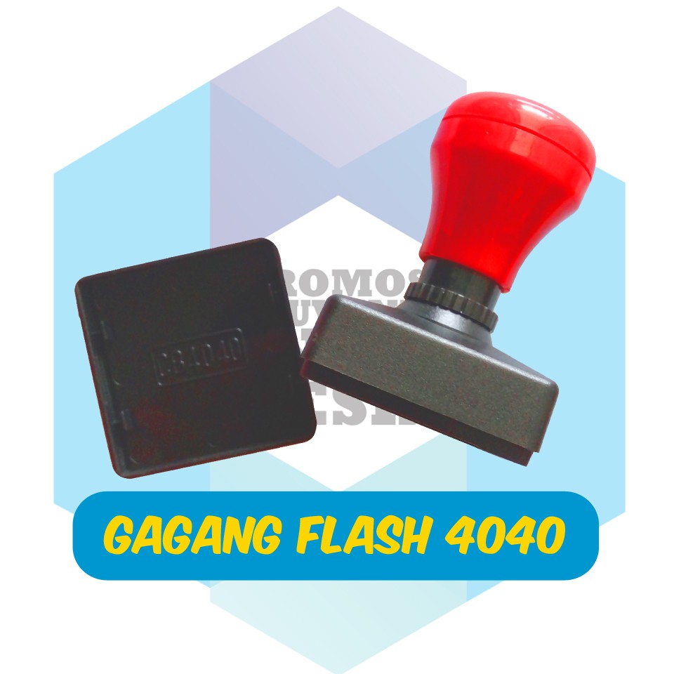 

Gagang stempel flash ukuran 40 x 40 mm
