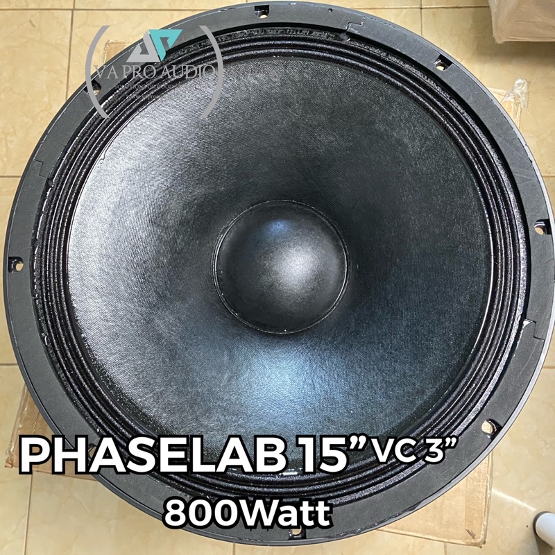 speaker phaselab 15inch 800watt vc 3inch original