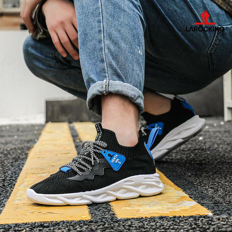 Larocking - Venta Vol 1 Hitam | Sepatu Sneakers Running Gym Shoes