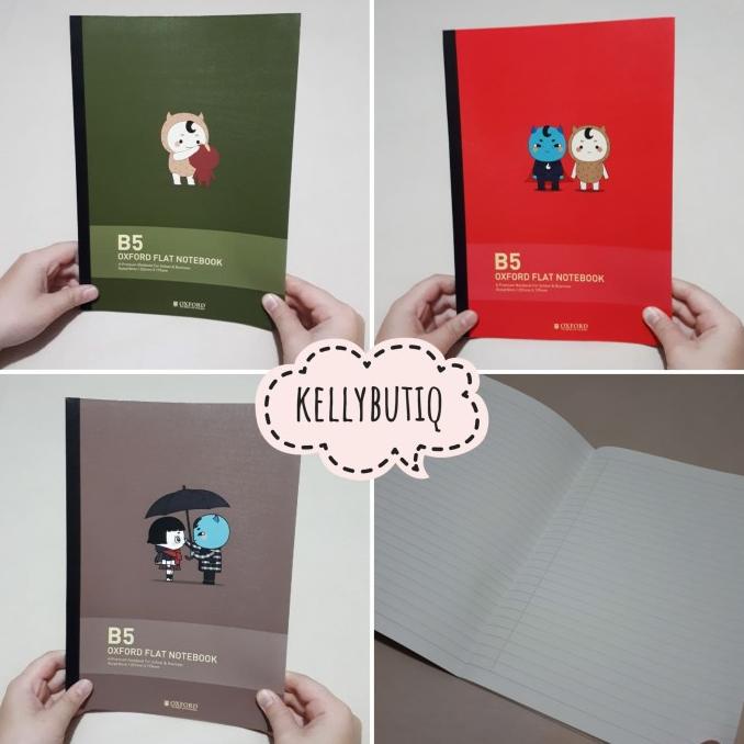 

jual Buku Tulis Catatan B5 Jilid Serbaguna Flat Notebook Karakter