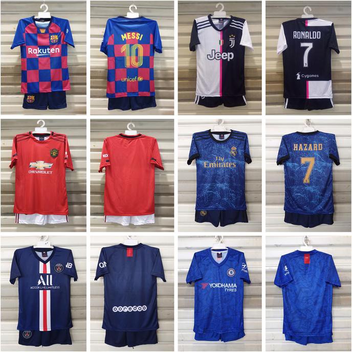 Setelan Bola Anak / Jersey Bola Anak Setelan / Jersey Bola Anak Anak