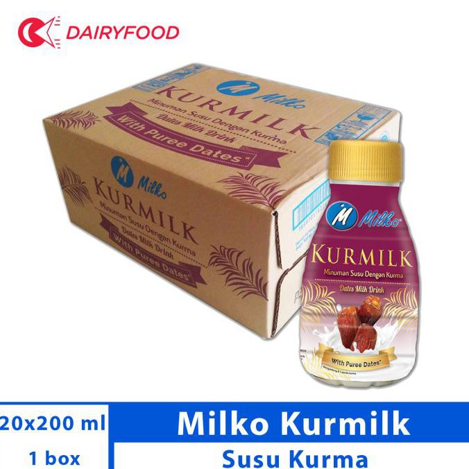 

[[BISA COD]] SUSU MILKO KURMILK 20 x 200 ML (karton) BERGARANSI Kode 606