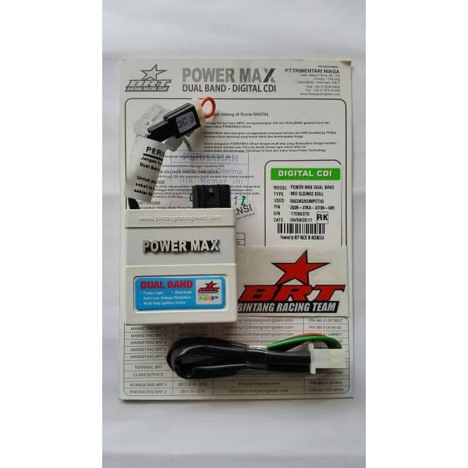 Promo CDI BRT POWER MAX DUALBAND - MIO OLD/MIO SOUL (RK) TERMURAH