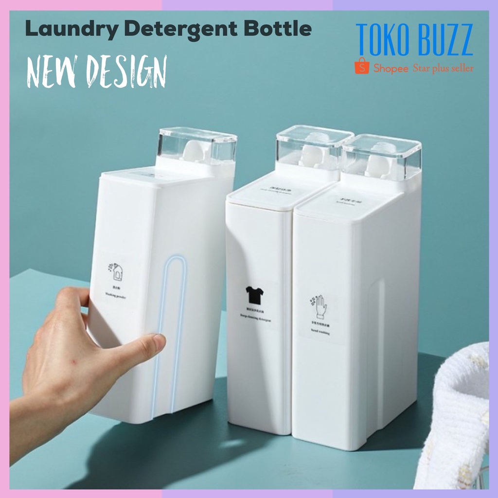 BOTOL DETERGENT LAUNDRY Tempat Detergent Softerner Softergent Sabun Cair Bubuk Pewangi Pelembut Cuci Baju Pakaian Isi Ulang