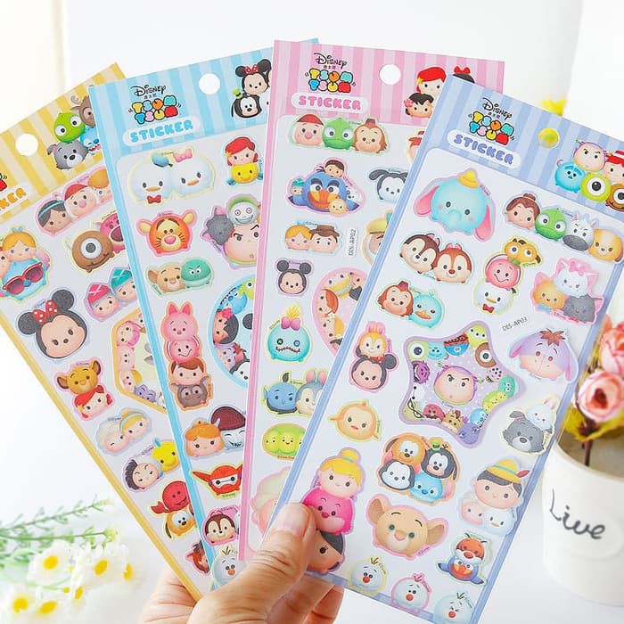 

STICKER disney tsum tsum princess sticth decoration sticker small 2