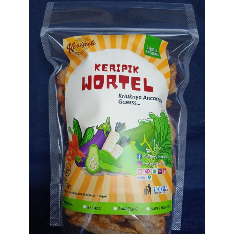 

Keripik Wortel 150gr (Keripik Sayuran)