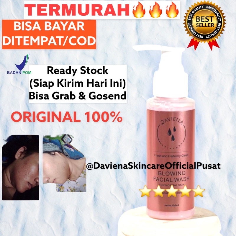 TERLARIS FACIAL WASH GLOWING SERIES | DAVIENA | DAVIENA SKINCARE | DAVIENASKINCARE Davina ASLI 100% 