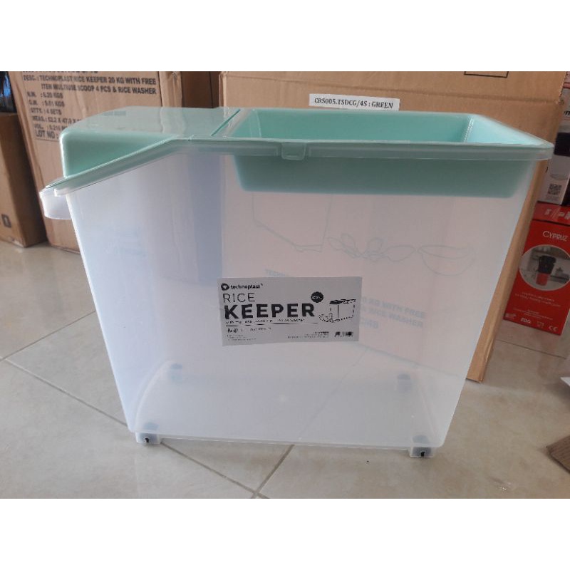 wadah beras 20kg bonus banyak