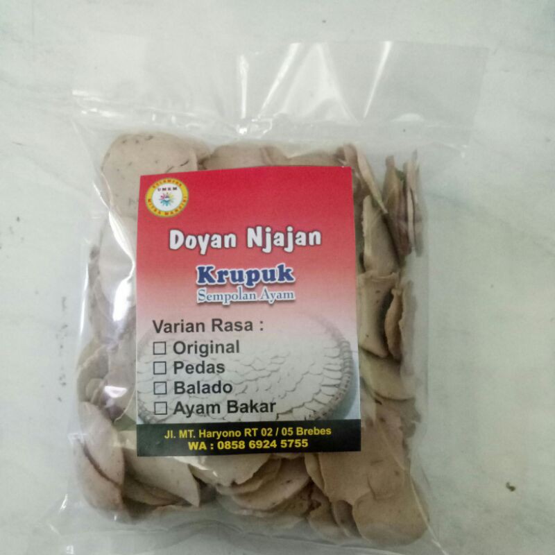 

Krupuk Sempolan "DOYAN NJAJAN