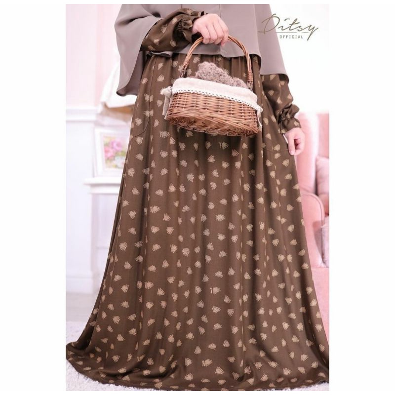 [SIAP KIRIM] RIVEN CHOCO SIZE XS S M L XL BY DITSY EDISI MARET 2022