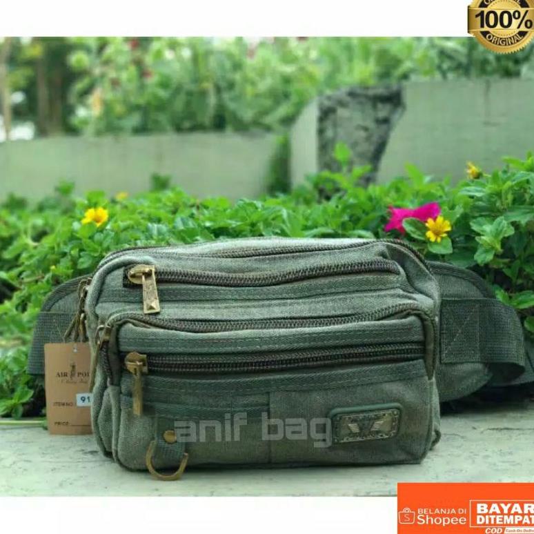 Tas Pinggang Tas Sabuk Tas Canvas Tas Polo Tas Multi Fungsi Tas Slempang Polo Tas Pinggang Air Polo