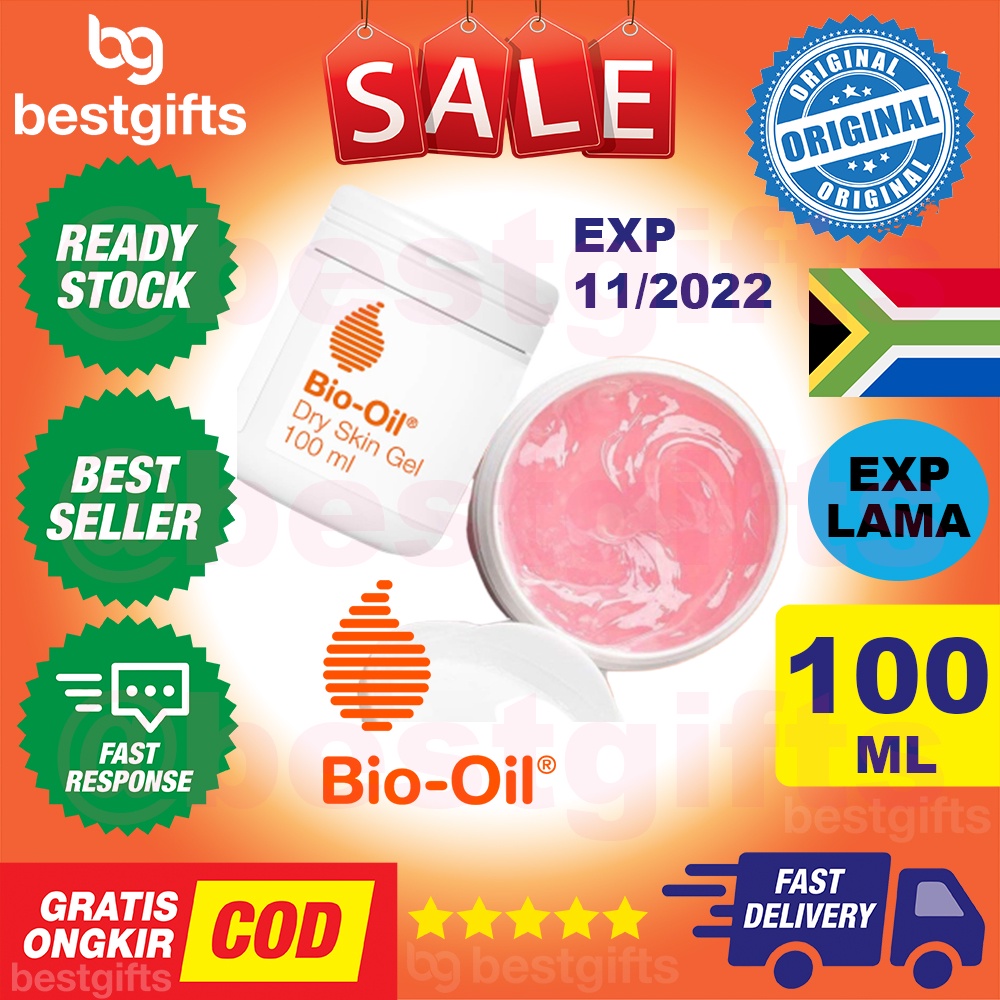 BIO OIL BIOOIL 100ML 100 ML DRY SKIN GEL JEL PERAWATAN KULIT KERING PENGHILANG BEKAS LUKA HITAM