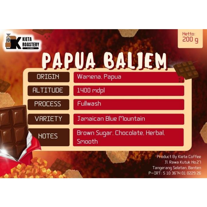 

[COD] Kopi Arabika Papua Baliem Specialty 200gr [COD]